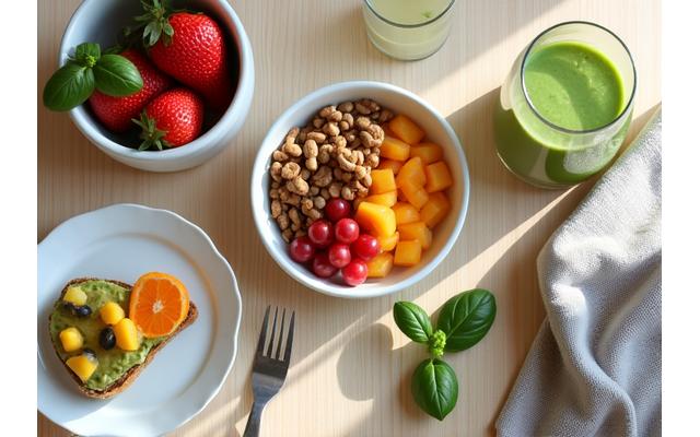 Featured article image showing a healthy breakfast spread on a clean table.