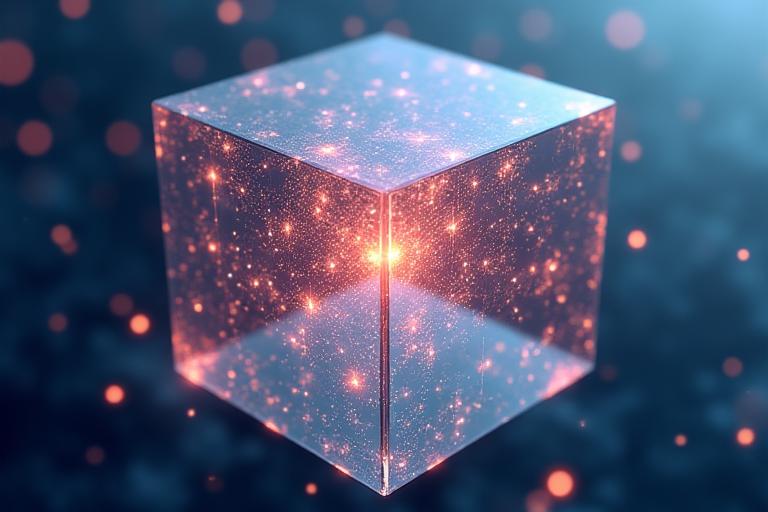 Abstract depiction of AI analyzing health data, showing subtle glowing connections between data points on a screen.